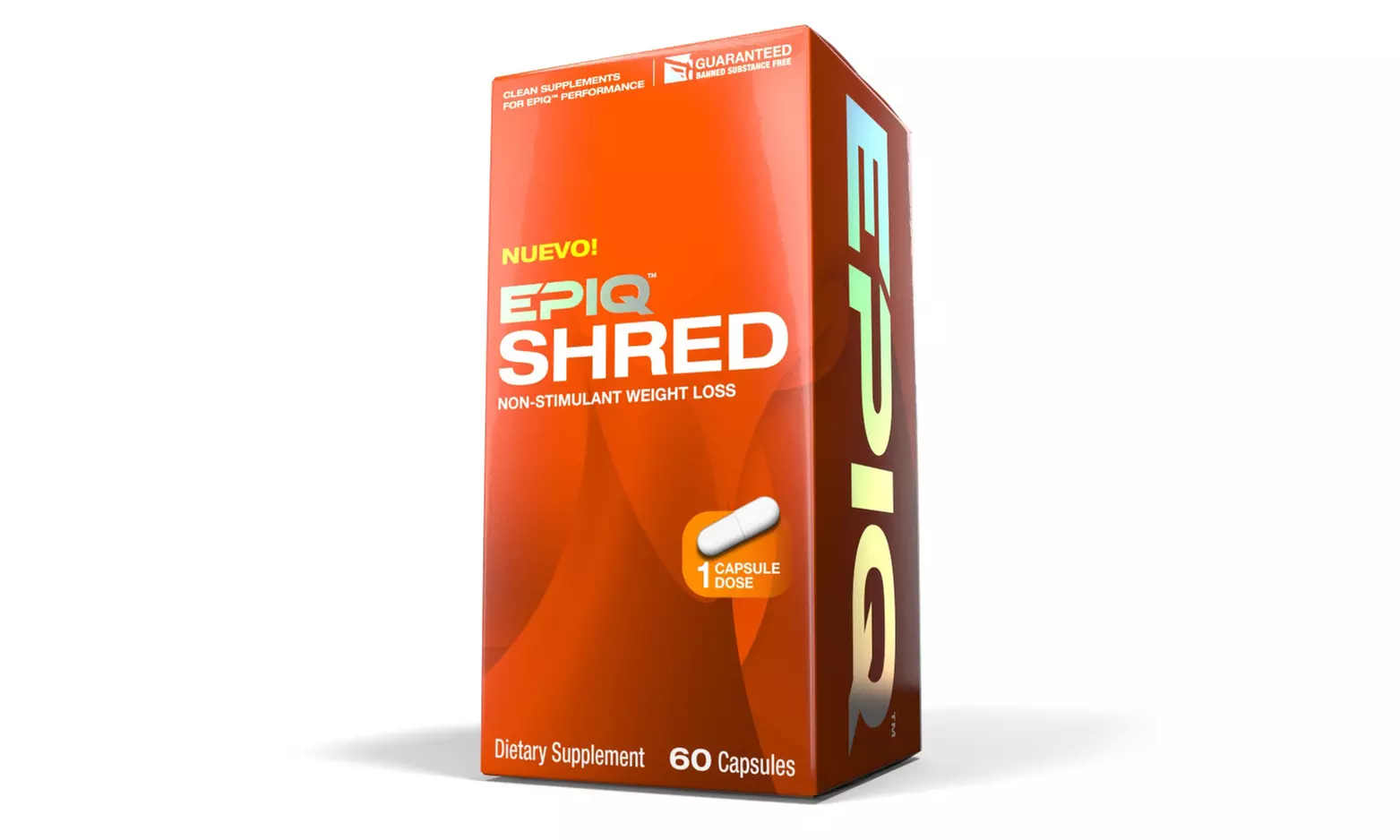 Epiq Shred Weight-Loss Supplement; 60-Tablet Bottle - Primary Image