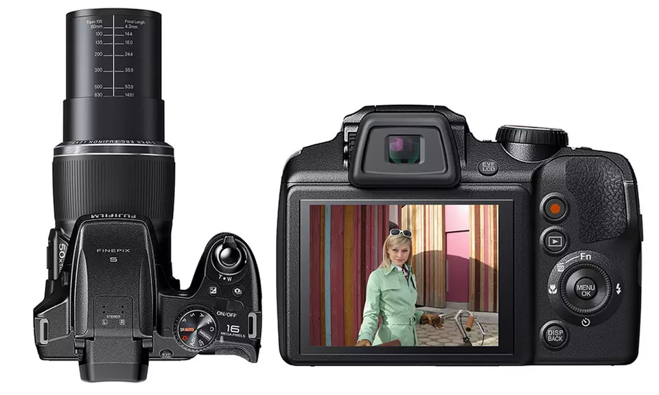 FujiFilm Finepix 16.2MP 720p Digital Camera with 50x Optical Zoom (Manufacturer-Refurbished) - Second Medium