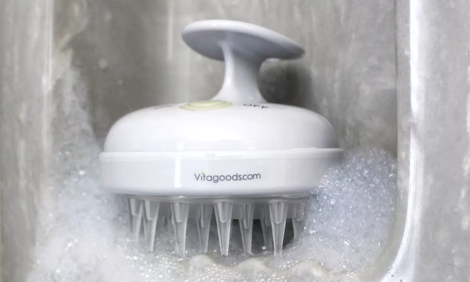 Vibrating Scalp Massaging Shampoo Brush  - Second Medium