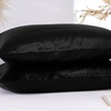 Image 8: 2 Pack Soft Satin Pillowcase Pillow Case Cushion Cover Queen King Size