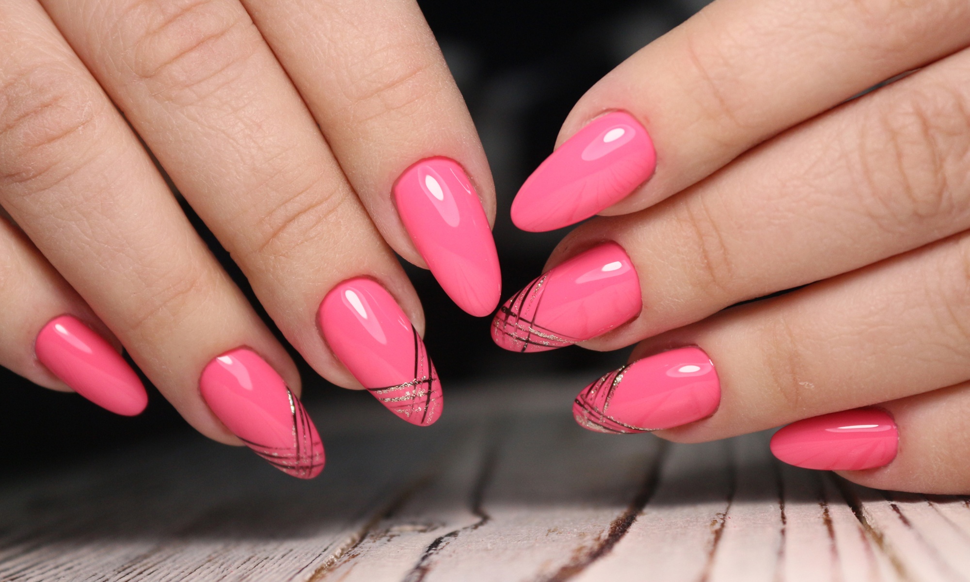 Classic/Gelish Manicure & Pedicure with Optional Paraffin/Hair Blowdry