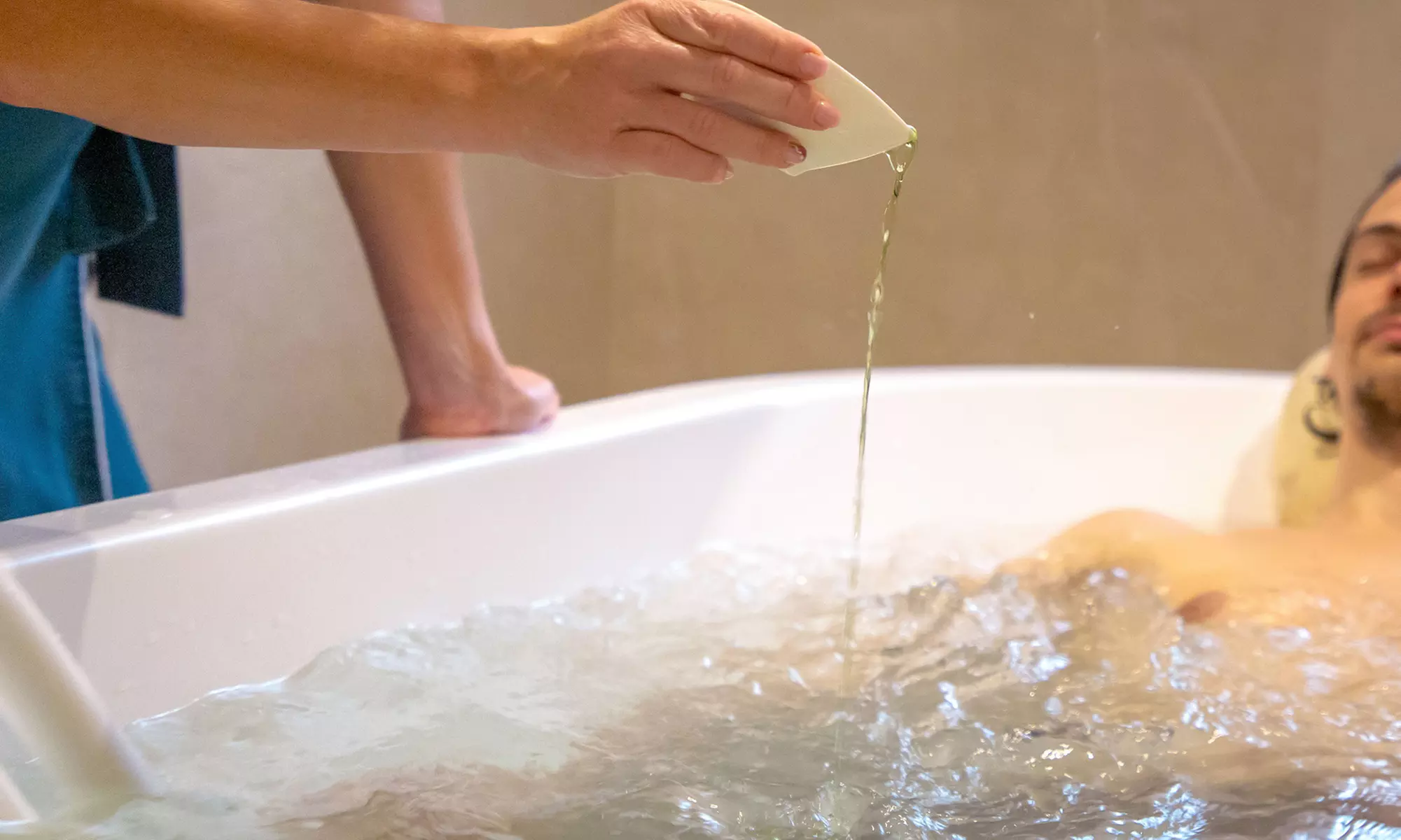 Accès à l’espace détente Thalasso les Issambres