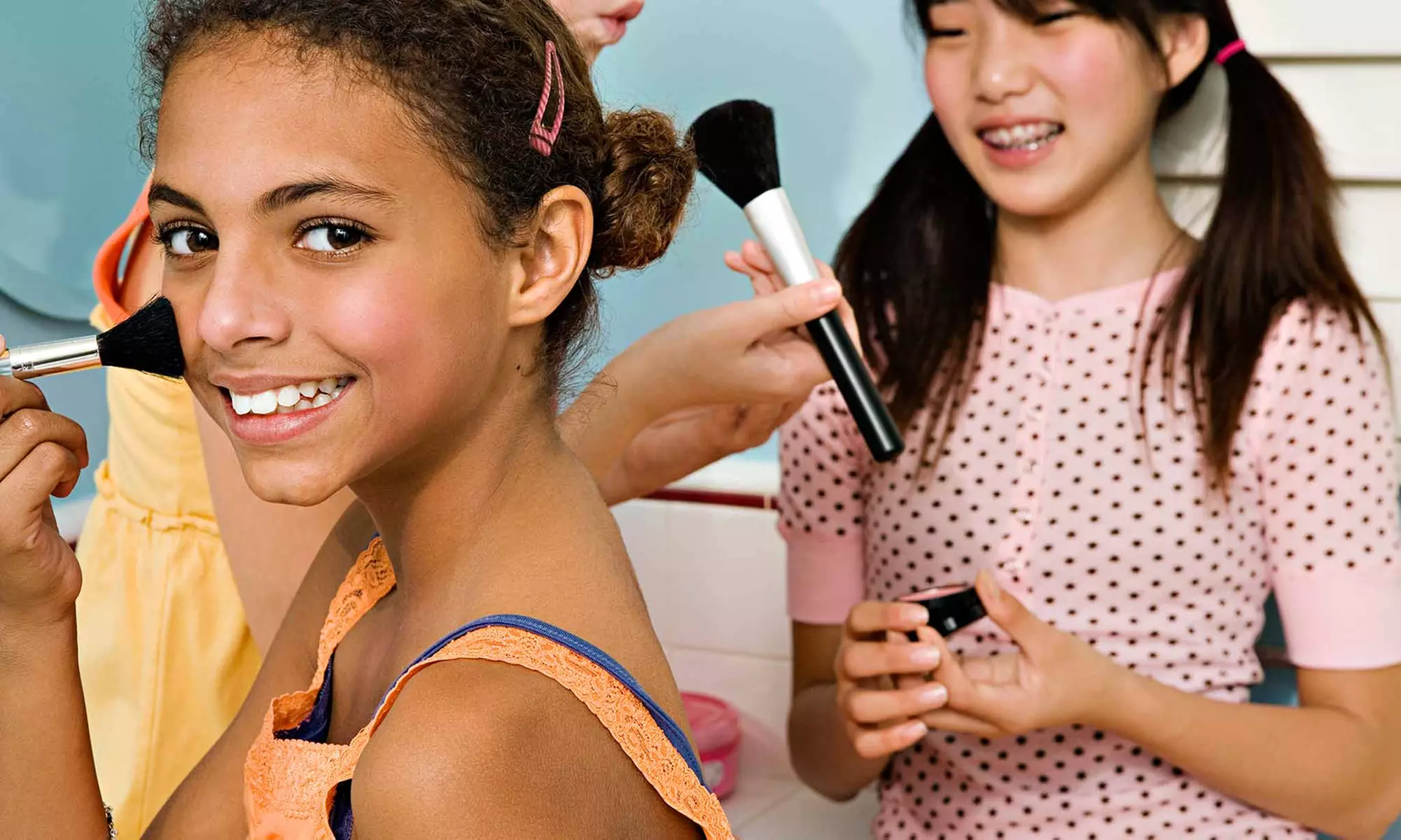 Glitter Glam Express Makeover, Ear Piercing, or Movie Star Birthday for Up to 8 at Sweet & Sassy (Up to 50% Off) - Primary Image