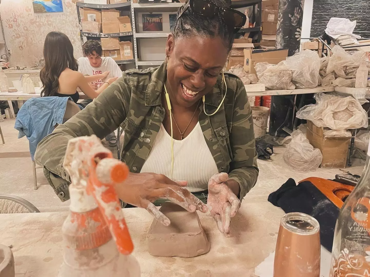 $32 for BYOB Make a Ceramic Mug and Bowl Workshop for One at Color Cocktail Factory ($50 Value) - Second Medium