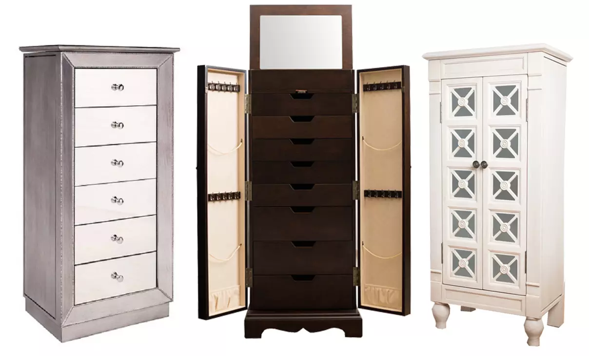 Hives & Honey Mirrored Jewelry Armoires - Primary Image