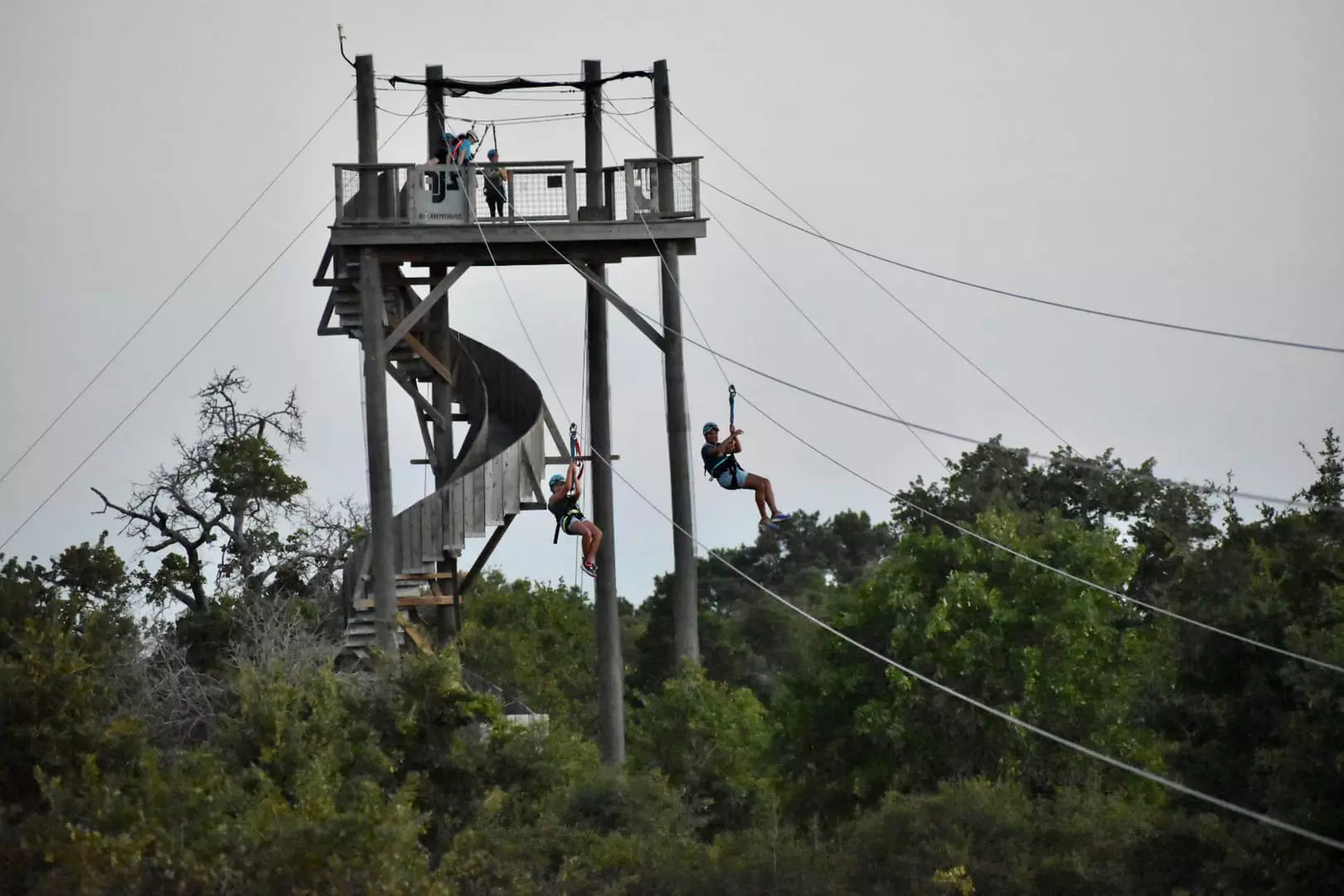 Fly Together on 5 Separate Zip Lines to Ride!!!