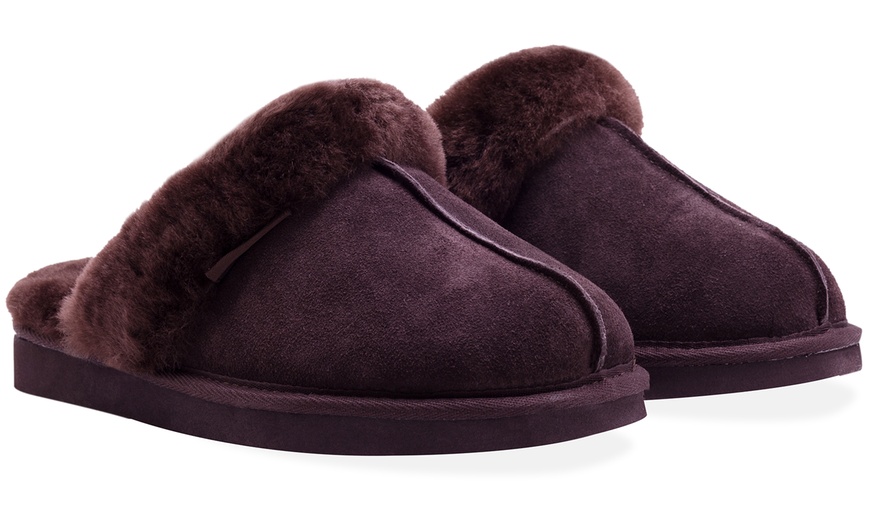 Image 3: Women's Sheepskin-Lined Slippers