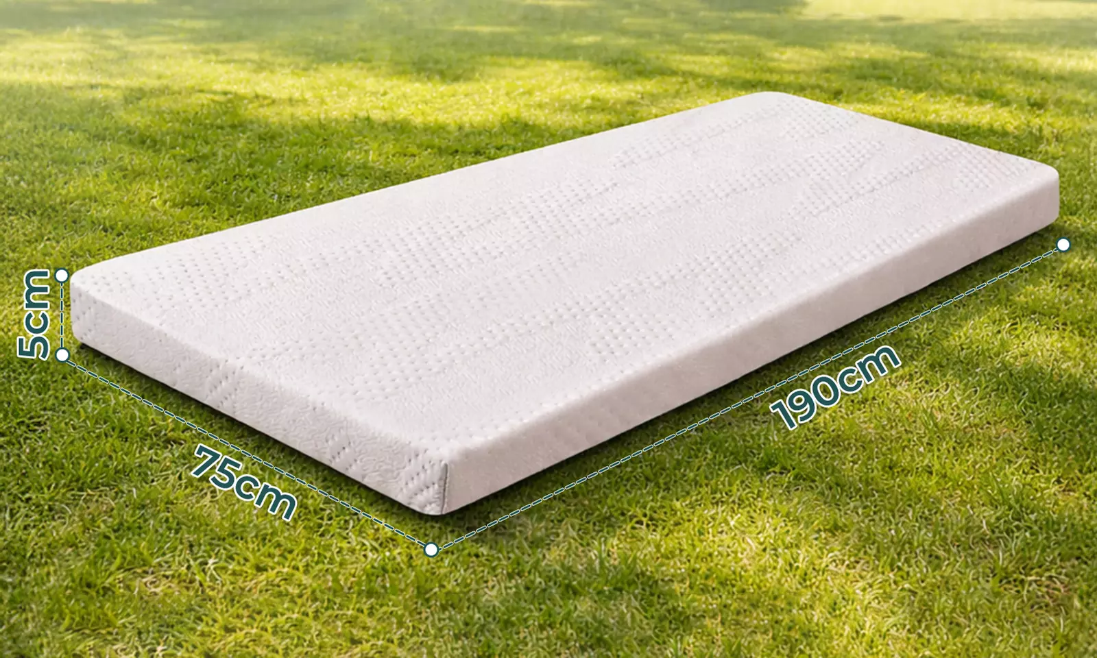 Roll Up Foldable and Portable Mattress Topper
