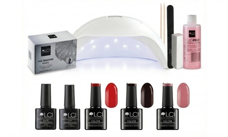 Kit Semipermanente Con Lampada Led E Smalti Lci Cosmetics: Kit Best