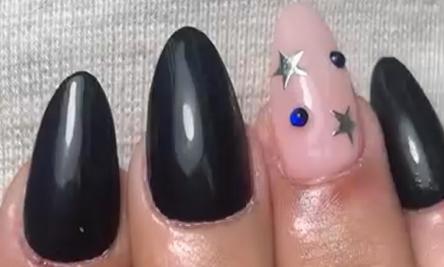 Image 6: One or Two 50 or 90-Min Gel Manicure & Pedicure Sessions for One