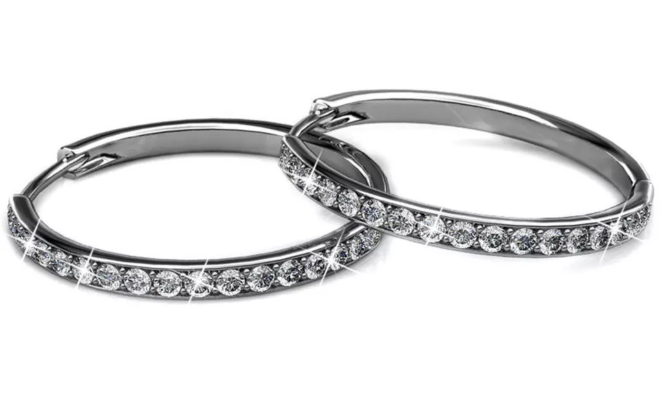 Boucles d’oreilles chic en cristal