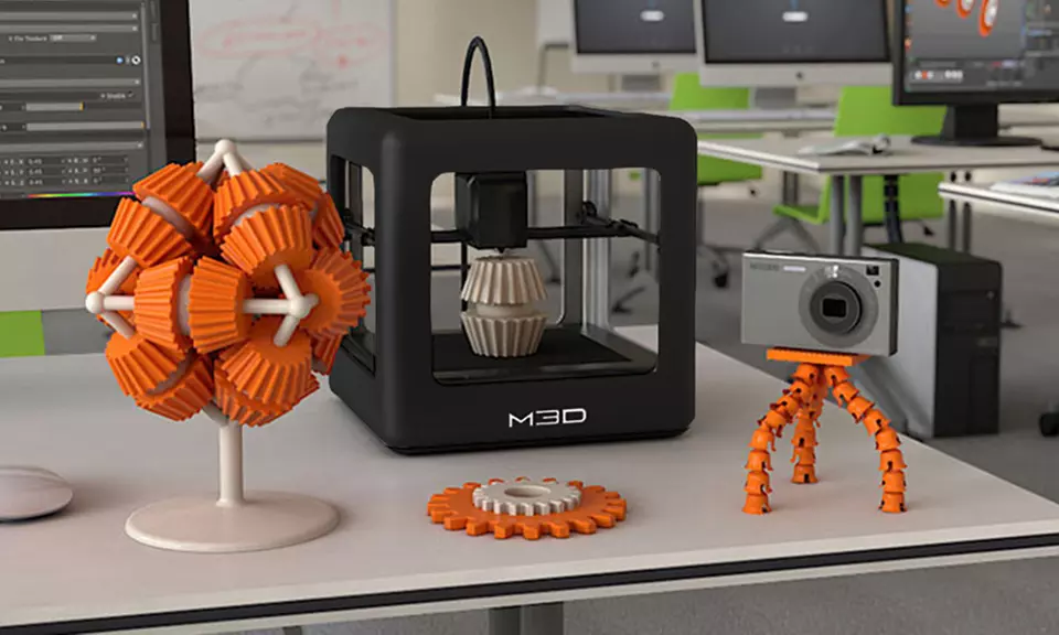 M3D Micro 3D Printer with 5 Spools of Filament - Primary Image