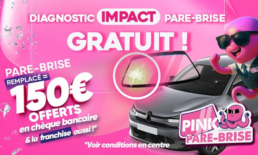 Image 2: Avantages exclusifs et franchise prise en charge chez Pink Pare-Brise