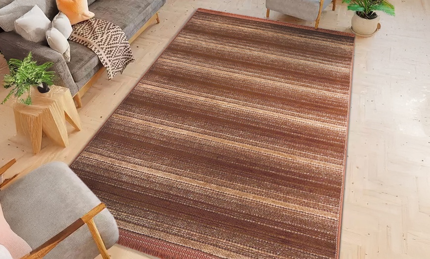 Image 1: Gestreifter Teppich