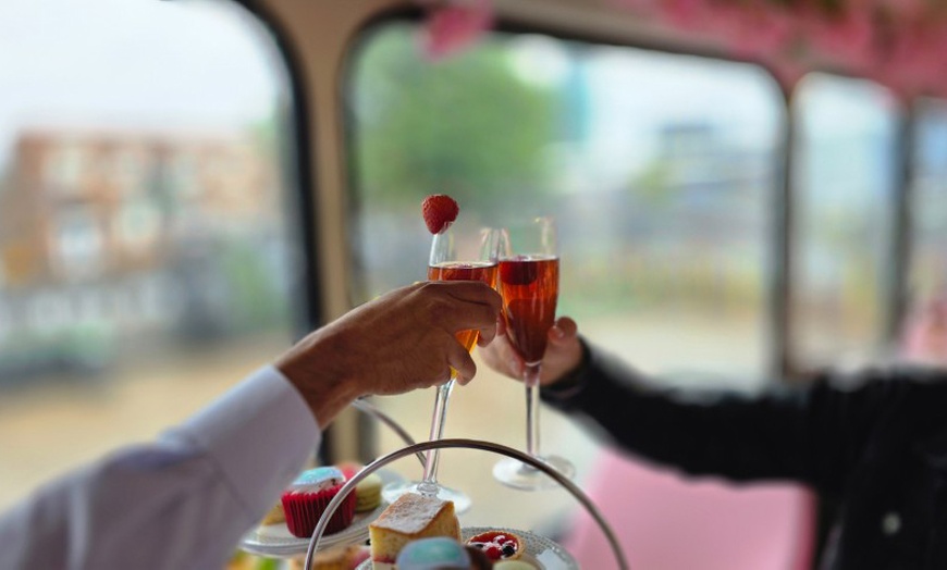 Image 6: Wimbledon Themed Afternoon Tea Bus Tour with Prosecco & Souvenir Mug!