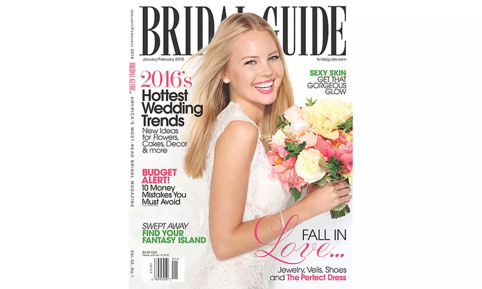 1-Year Bridal Magazine Subscriptions; Titles Include Brides, Bridal Guide, Flower, and More (Up to 60% Off) - Second Medium