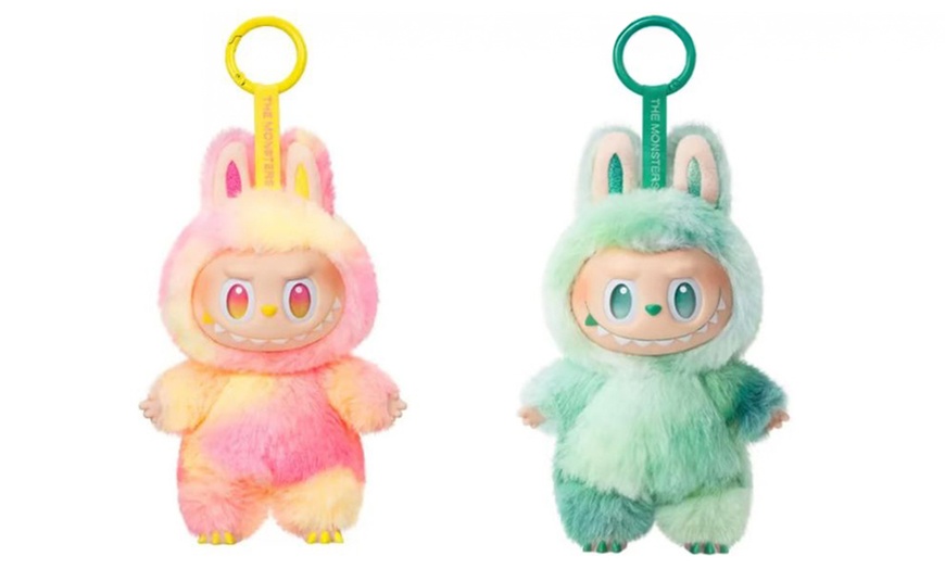 Image 12: Porte-clés peluche inspirée de l'univers Labubu