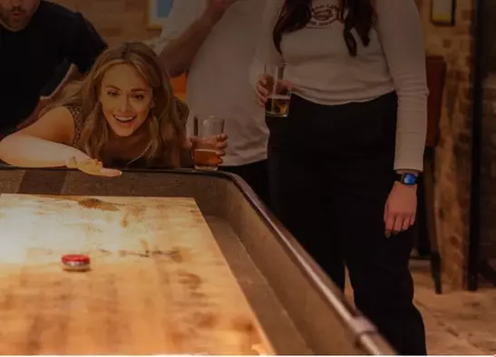 Shuffleboard & Pizza in Stratford: 1-Hour Session For 2 to 8 People