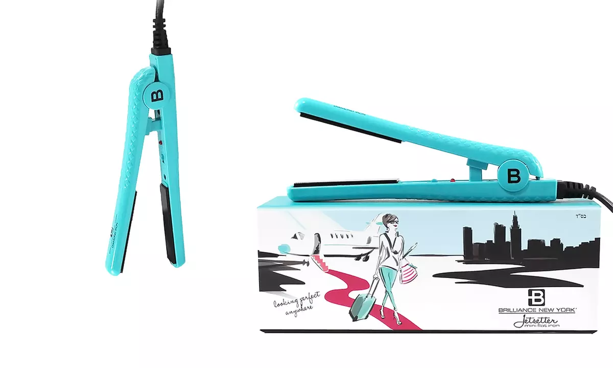 Brilliance New York 1.25" Flat Iron and Mini Flat Iron Set - Second Medium