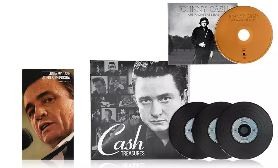 Johnny Cash CD and DVD Box Set, Including the Previously Unreleased Album Out Among the Stars - Primary Image