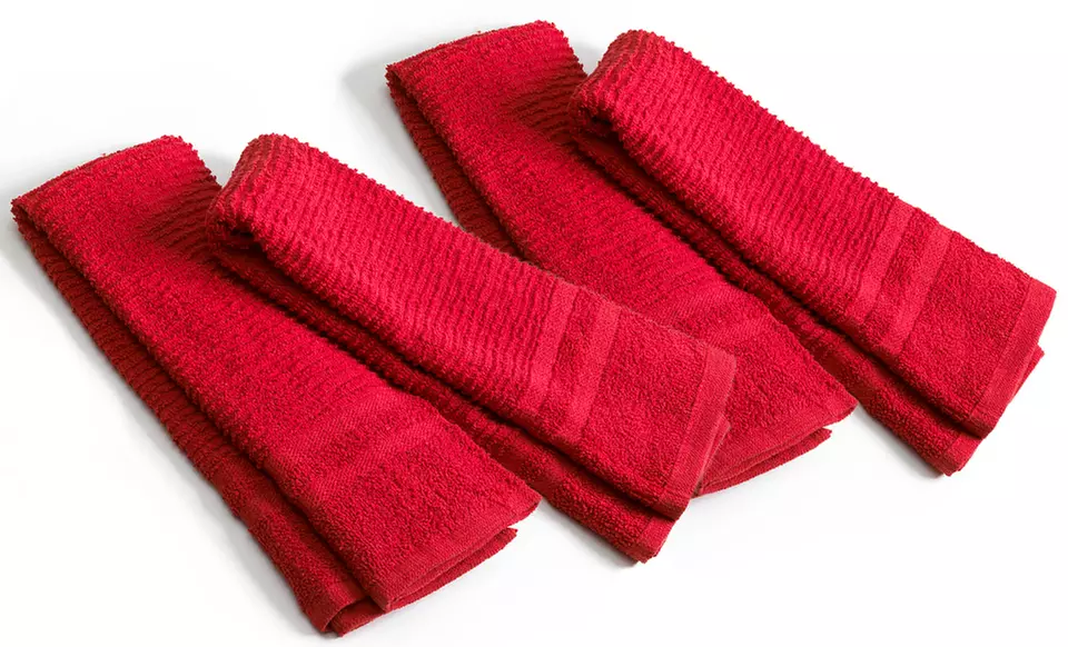 4-Pack of Master Chef Kitchen Towels. Multiple Options Available. - Second Medium