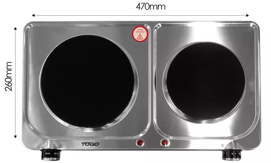 Image 11: TODO Electric Cooktop Range with Multiple Hotplate Options