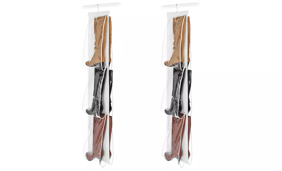 Set of 2 Whitmor Hanging Boot Organizers - Primary Image