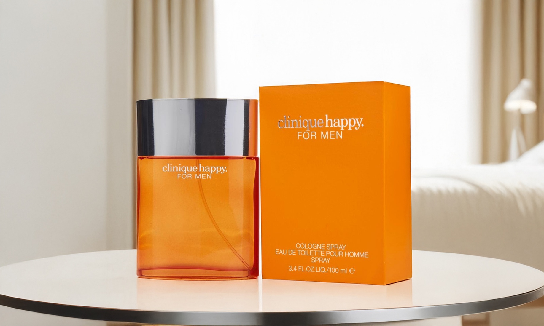 Clinique - Happy for Men Cologne Spray EDT for Men 3.4 Oz