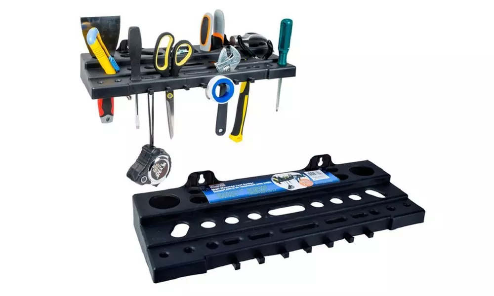 Wall-Mounted Tool-Organizer Rack - Primary Image