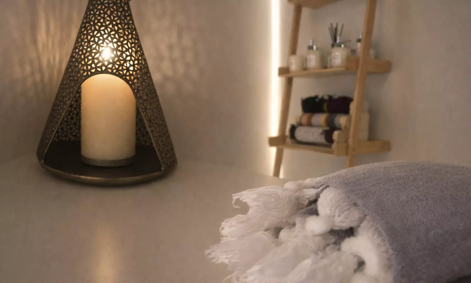 Accès privatisé hammam, gommage, espace détente, boisson pour 2 ou 3