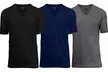 3-Pack Galaxy by Harvic Men's Short Sleeve Cotton Tees (S-2XL) — The Easy Staple Your Closet Needs! - Second Medium