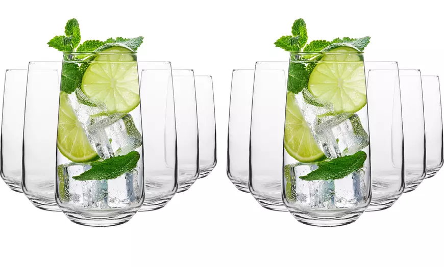 Image 14: Homiu Florence Glassware; Wine Glasses, Flutes, Whiskey or Highball