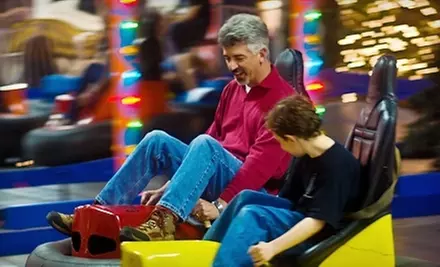 $12 for a Four-Ride Play Pass and 500 Arcade Points at Arnold's Family Fun Center in Oaks ($24 Value) - Primary Image