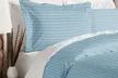 Royal Luxe 100% Cotton Damask-Stripe Duvet Cover Set - Second Medium
