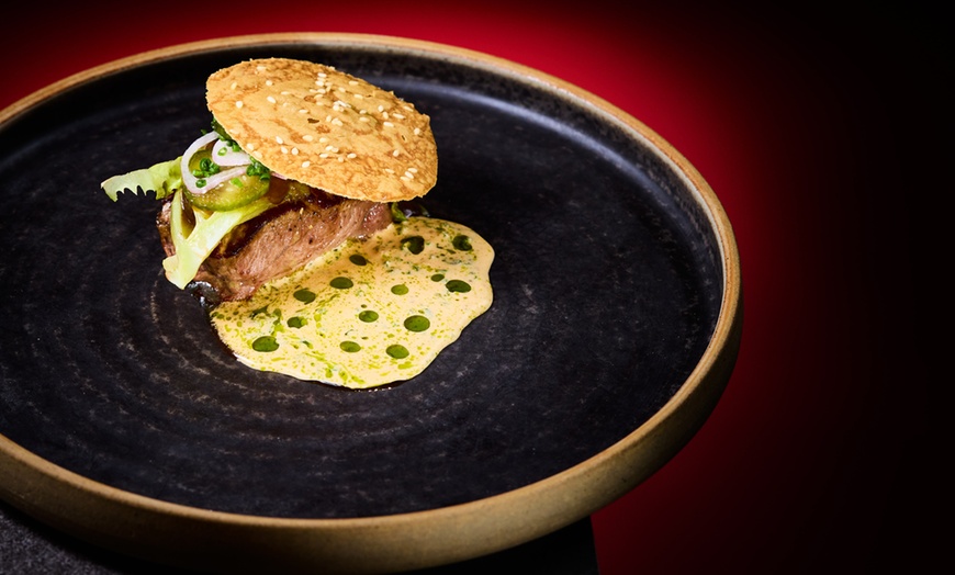 Image 2: Award-Winning Fine Fast Food Menu with a Glass of Prosecco Each for 2