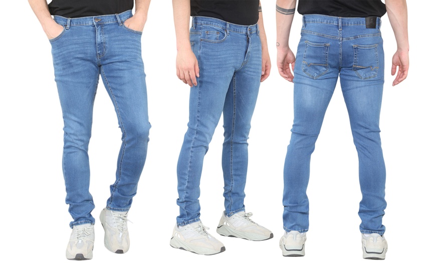 Image 12: MYT Men's Skinny Fit Stretch Denim
