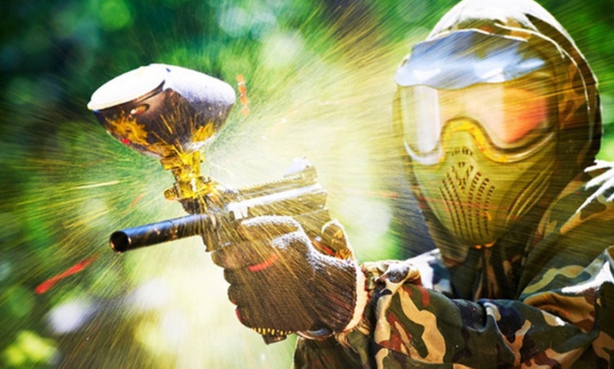 Image 1: Paintball with Friends