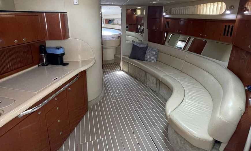 Image 6: 2–4 Hr Private 50 ft Luxury Yacht Rental or 4-Hour Night Party Yacht