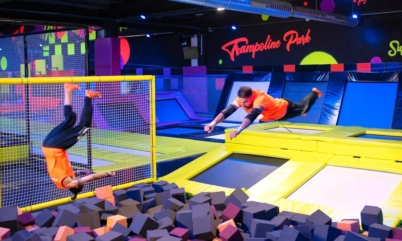 60 minutos de acceso a parque de saltos para 1, 2 o 4 personas