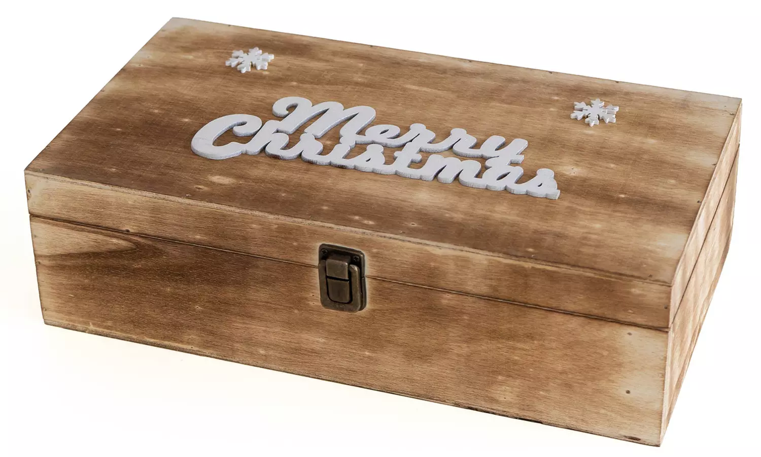 Cassetta portabottiglie natalizia