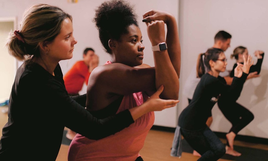 Image 1: Experience 2 Weeks HotYoga & Strength Training or 5 Class Pass Drop-In
