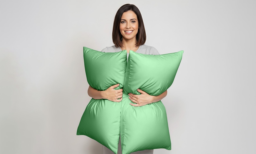 Image 5: Coppia di federe in 100% cotone certificato