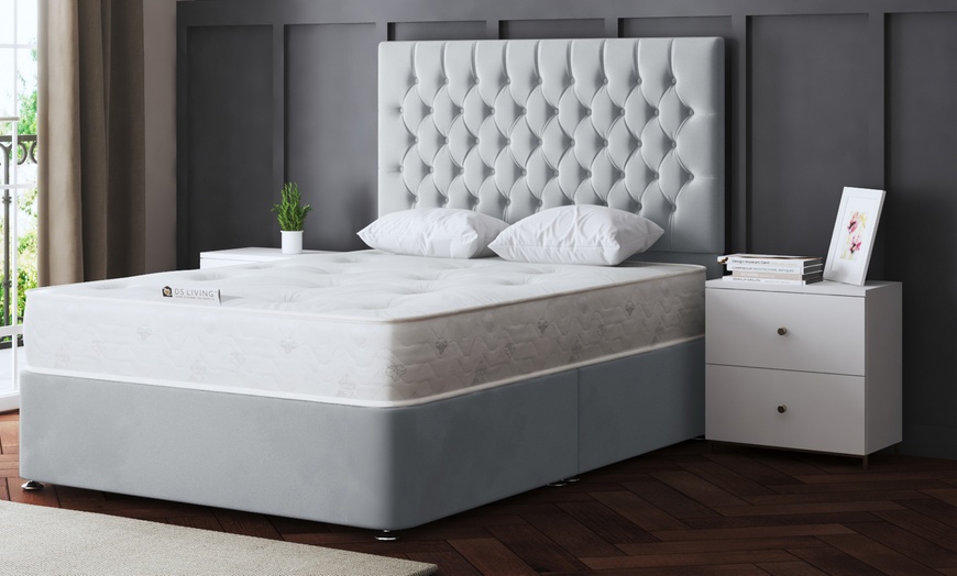 Image 15: Seraphine Chesterfield Divan Bed with Optional Mattress