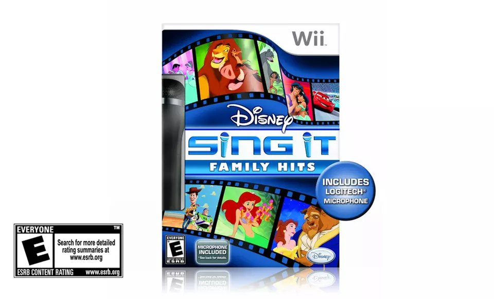 Disney Sing It: Family Hits for Wii with Microphone. Free Returns. - Primary Image