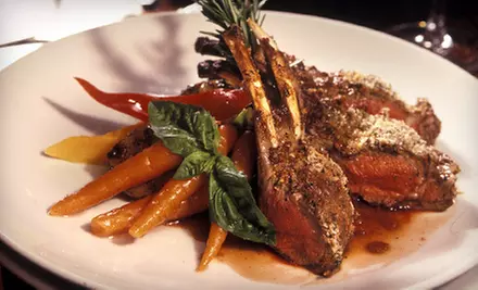 $10 for $20 Worth of Gourmet Fare at Dinner or $5 for $10 Worth of Lunch at Steeples Bar & Grill in Shawnigan Lake - Primary Image
