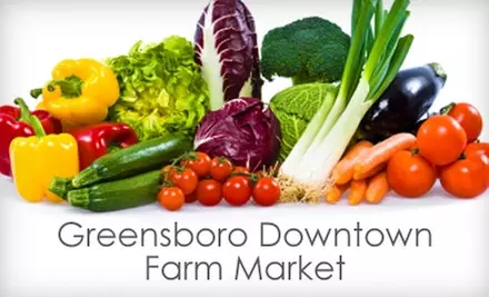 $15 for $31 Worth of Farm-Fresh Food and Groceries at Greensboro Downtown Farm Market - Primary Image