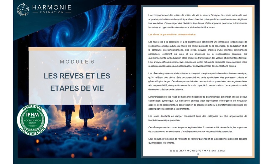 Image 3: Formation certifiante complète en ligne - analyse des rêves