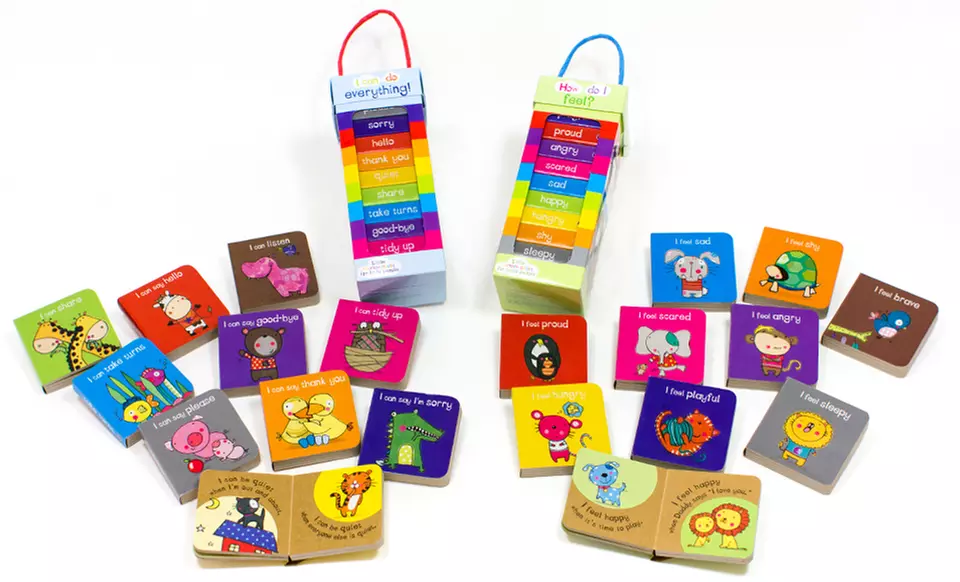 Block Board Book Tower Set - Primary Image