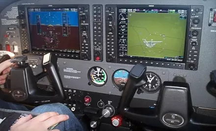 $124 for an Introductory Flight Lesson, a Guided Tour, and Lunch from Fly Kalamazoo ($268 Value). Three Dates Available. - Primary Image