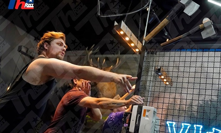 Image 2:  Axe Throwing for 2, 4 or 6 People for 1 Hour Valid Any Day